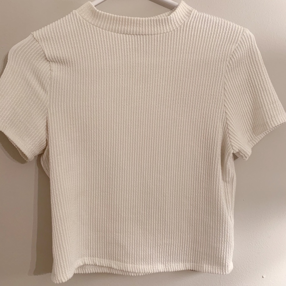 Ribbed crop top!!